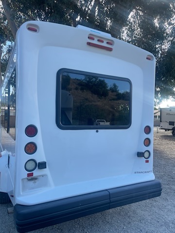 Rear of grooming bus for sale